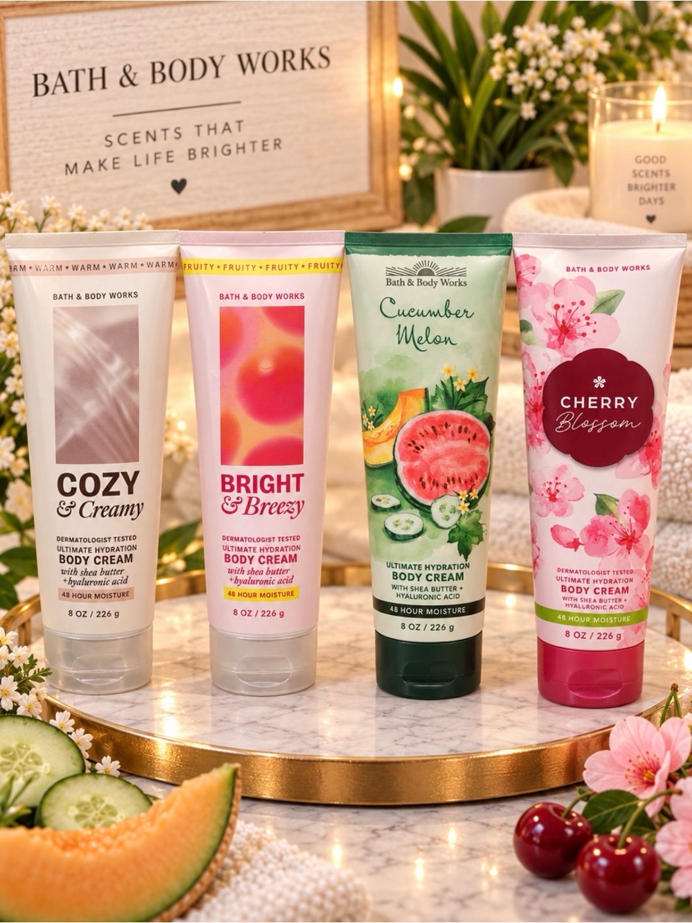 Bath & Body Works (NWT) Body Cream–Set of 4